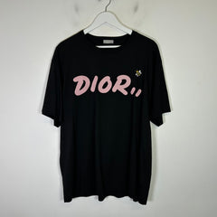 Dior x Kaws SS19 Bee Embroiderded Logo T-Shirt