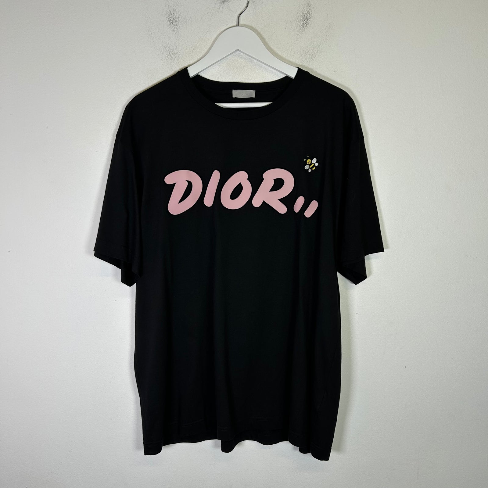 Dior x Kaws SS19 Bee Embroiderded Logo T-Shirt