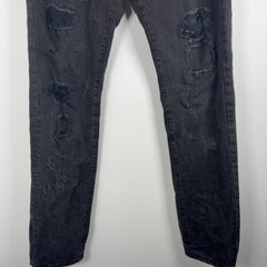 Dolce Gabbana Distressed Patch Jeans