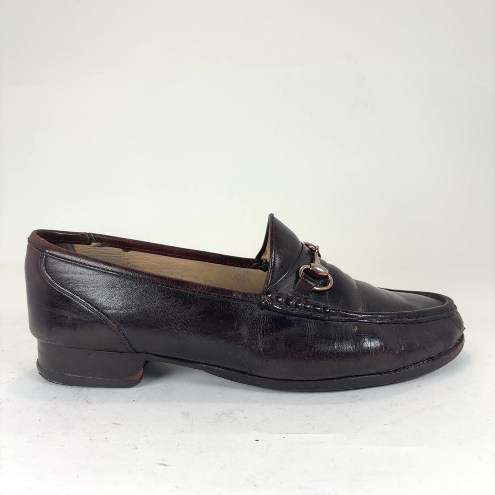 Gucci Vintage Leather Horsebit Loafer