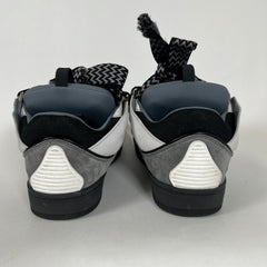 Lanvin Grey/Black Curb Sneakers Size 44