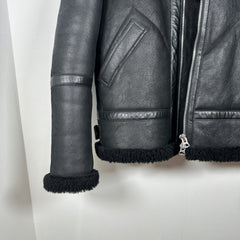 Acne Sherling Flight Jacket Size 48