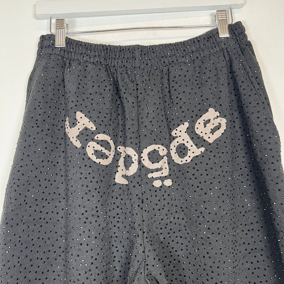 Sp5der Black VVS Sweatpants Size M