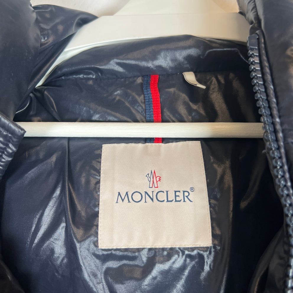 Moncler Navy Ecrins Giubbotto Puffer Jacket Size 3
