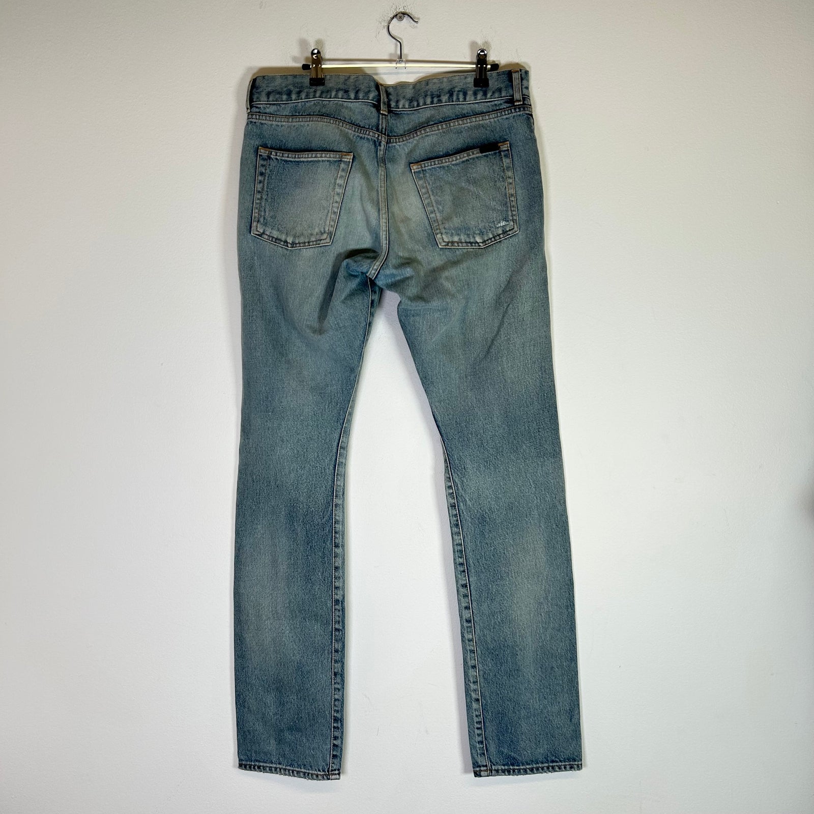 Saint Laurent Lightwash D18 Distressed Jeans Size 32