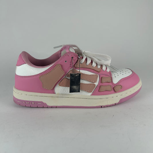 Amiri Pink Skeleton Low Sneaker Size 7