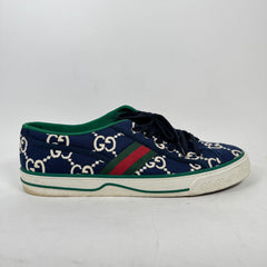 Gucci Ink Blue Tennis 1977 Sneaker Size GG 12