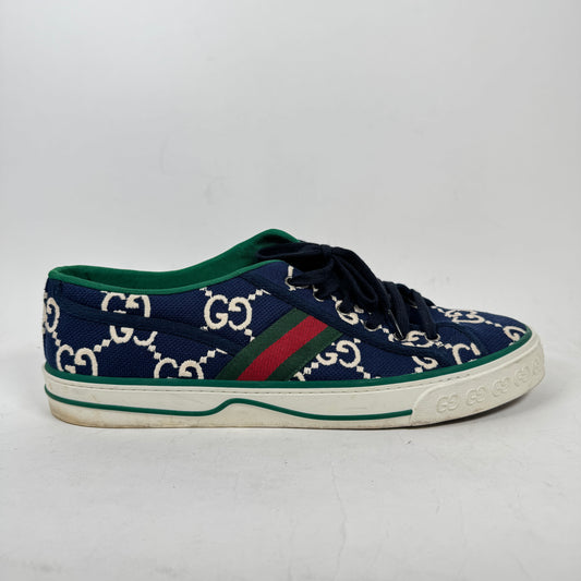 Gucci Ink Blue Tennis 1977 Sneaker Size GG 12
