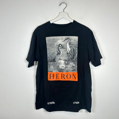 Heron Preston Black Swan T-Shirt Size M