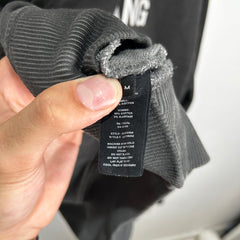 Helmut Lang Grey Logo Hoodie Size M