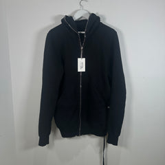 Rick Owens Black Full Zip Hoodie Size XL