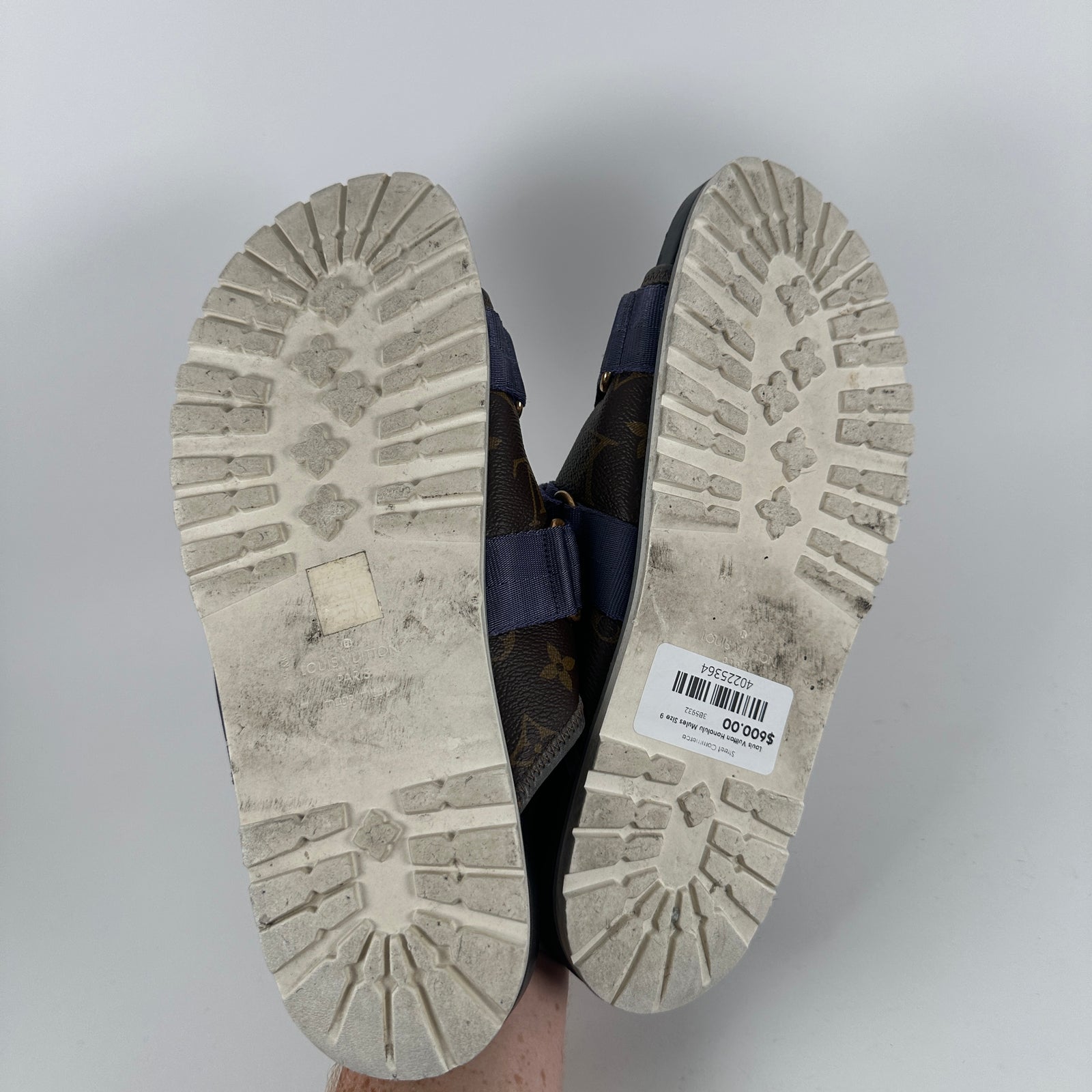 Louis Vuitton Honolulu Mules Size 9
