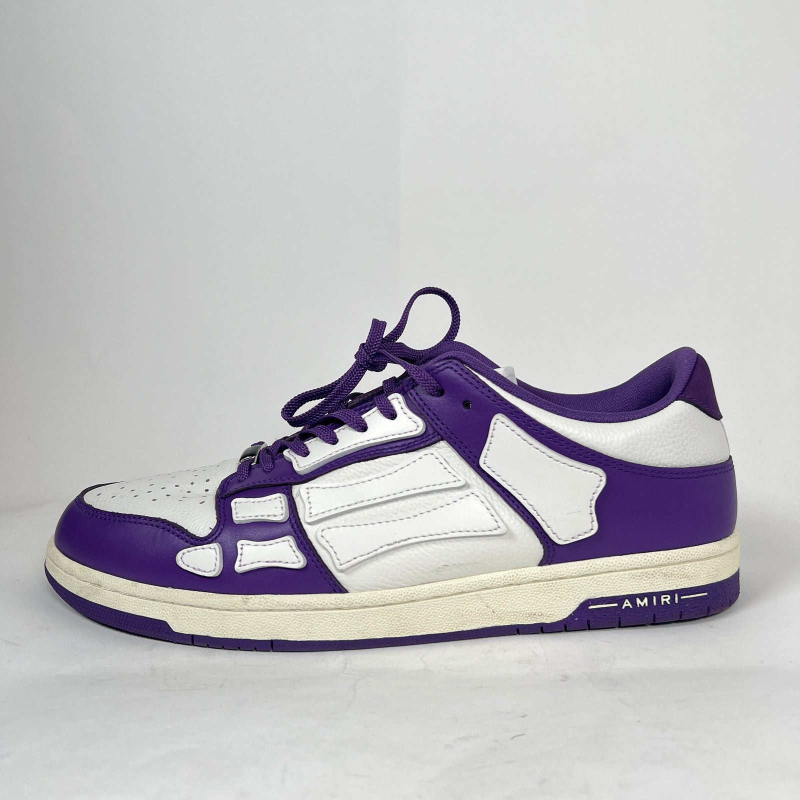 Amiri Purple Skel Low-Top Sneaker Size 47