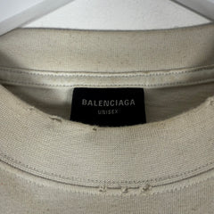 Balenciaga Skater Distressed Oversized Longsleeve Size XXXL
