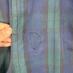Kapital Plaid Blue/Green Gem Pants Size 38