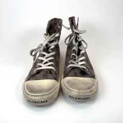 Balenciaga All-Over Print Hightop Sneakers