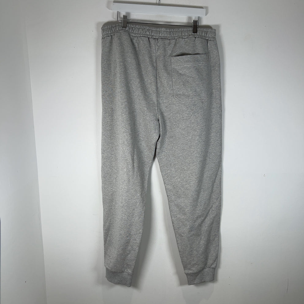 Helmut Lang Spell-Out Logo Grey Sweatpants