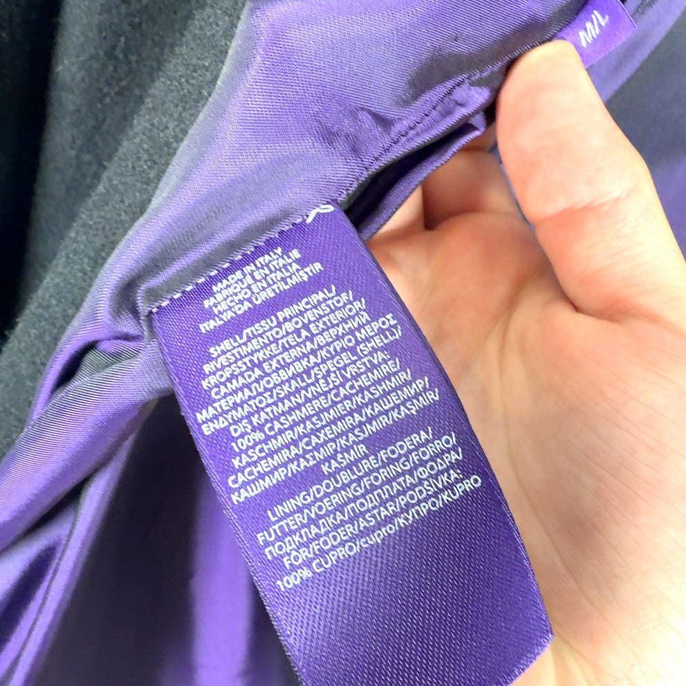 Ralph Lauren Purple Label Cashmere Tassell Light Jacket