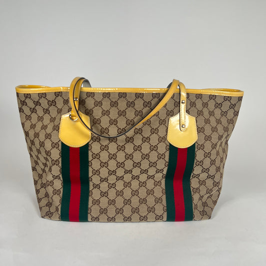 Gucci GG Canvas Sherryline Tote Bag