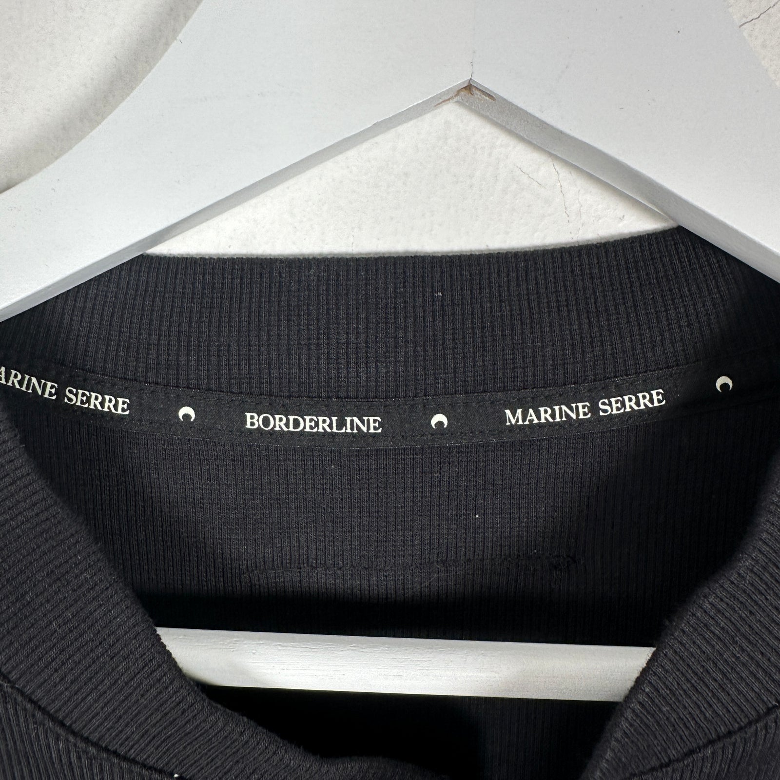 Marine Serre Logo 1/4 Button Cotton Shirt Size L