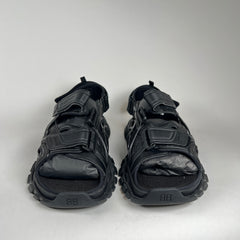 Balenciaga Black Track Sandals Size 45