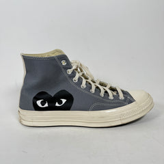 CDG Grey High Top Converse Size 10