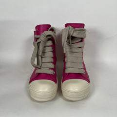 Rick Owens Pink Jumbolace Ramones Size 44.5