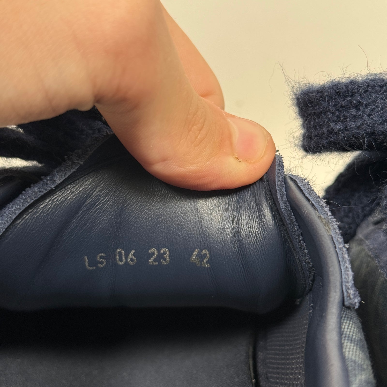Dior x Denim Tears Navy Oblique B33 Sneaker Size 42