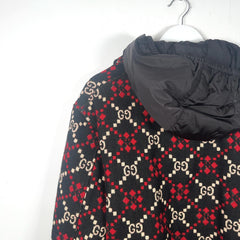 Gucci Diamond Argyle Knit Jacket Size S