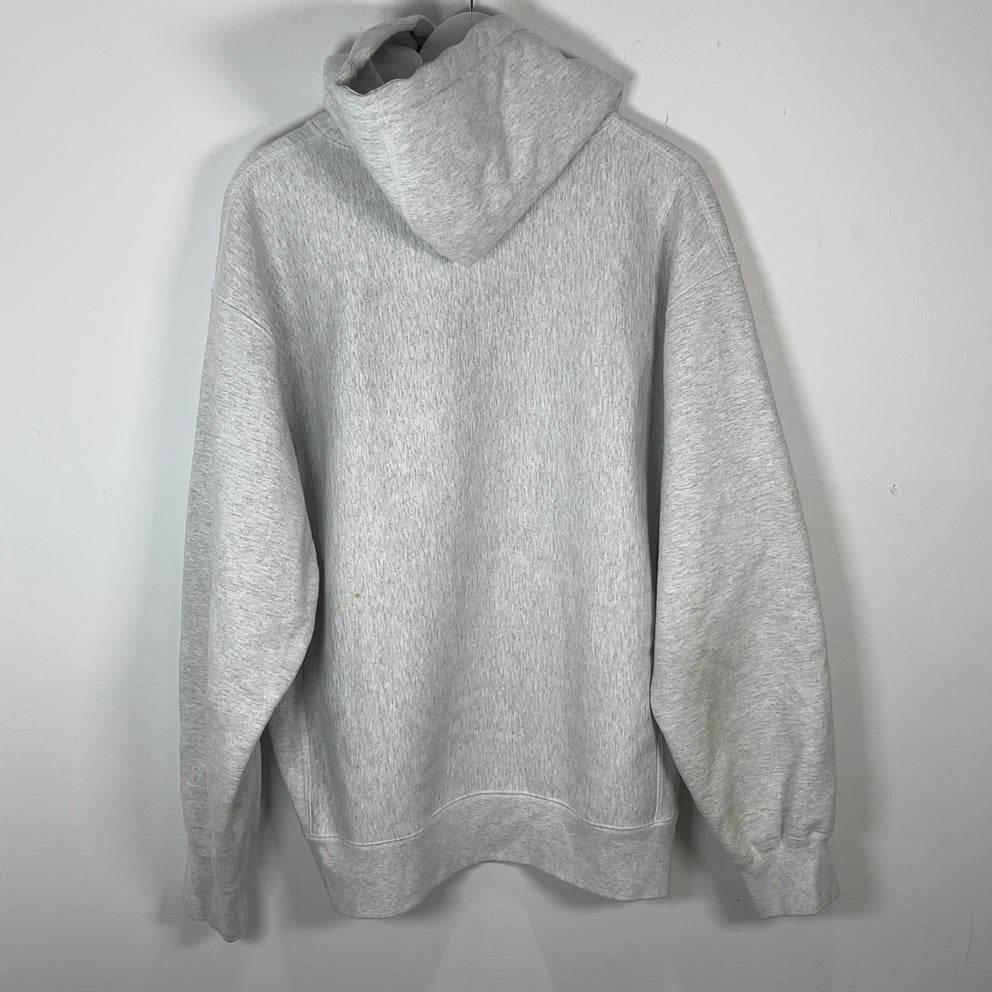 Supreme Grey Capital Logo Hoodie