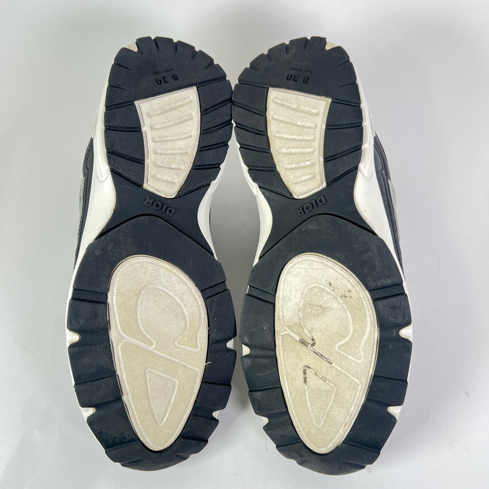 Dior B30 Dark Green/Black Technical Mesh Sneakers