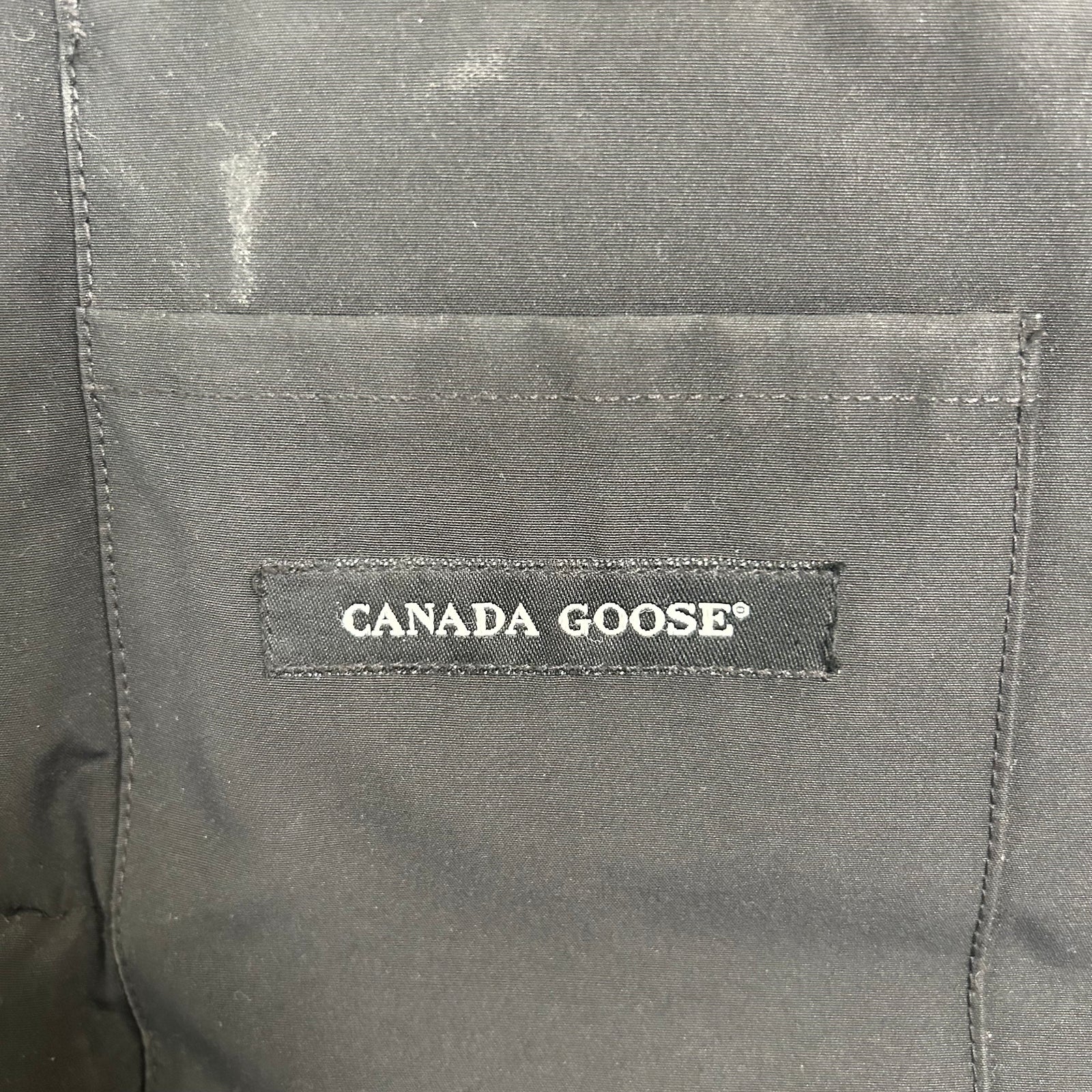Canada Goose Black Down Puffer Vest Size XL