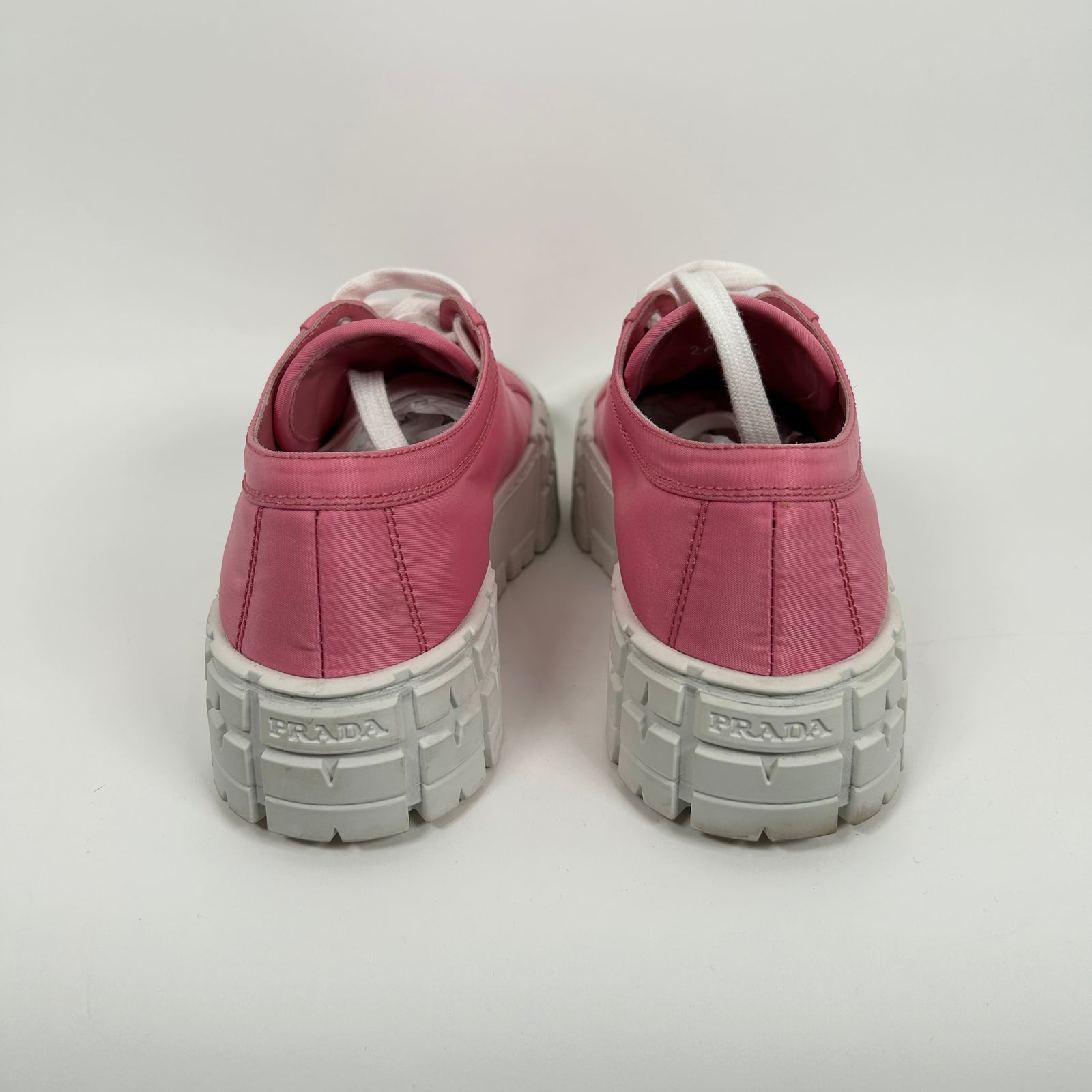 Prada Lug-Sole Platform Sneaker Size 38.5