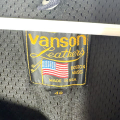 Vanson Cobra Perforated Leather Jacket