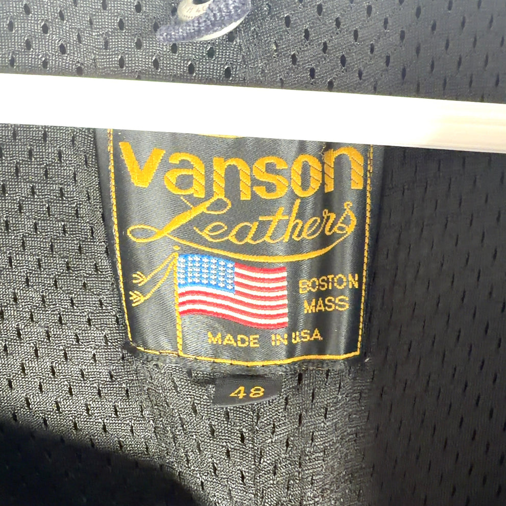 Vanson Cobra Perforated Leather Jacket