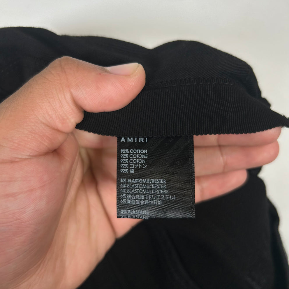 Amiri Black Distressed Thrasher Jeans Size 34