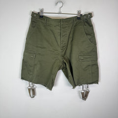 Celine Olive Green Cargo Shorts