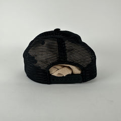 Celine Black Trucker Logo Hat Size M