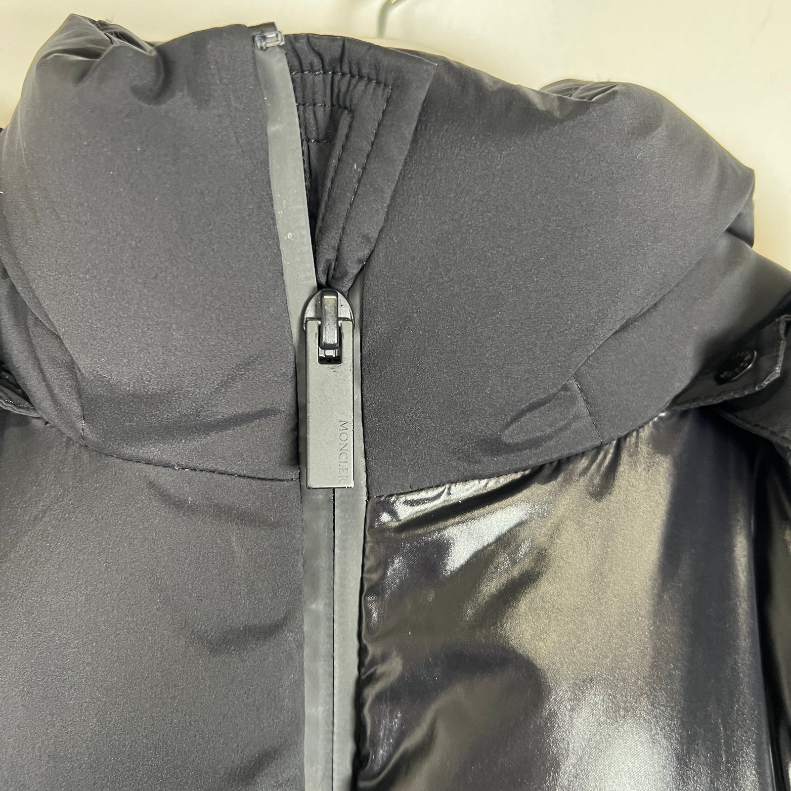 Moncler Black Puffer Back Logo Size 2XL
