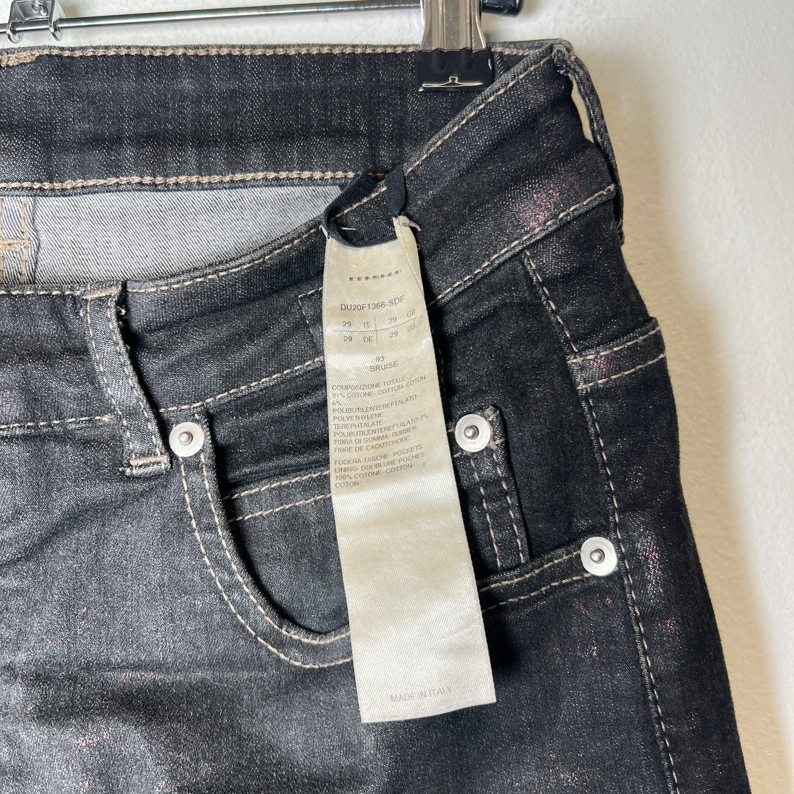 Rick Owens DRKSHDW FW20 Bruise Detroit Cut Denim Jeans