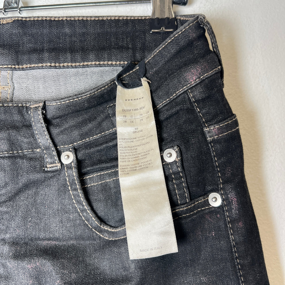 Rick Owens DRKSHDW FW20 Bruise Detroit Cut Denim Jeans
