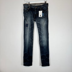 Number (N)ine Blue Repaired Denim Size 30
