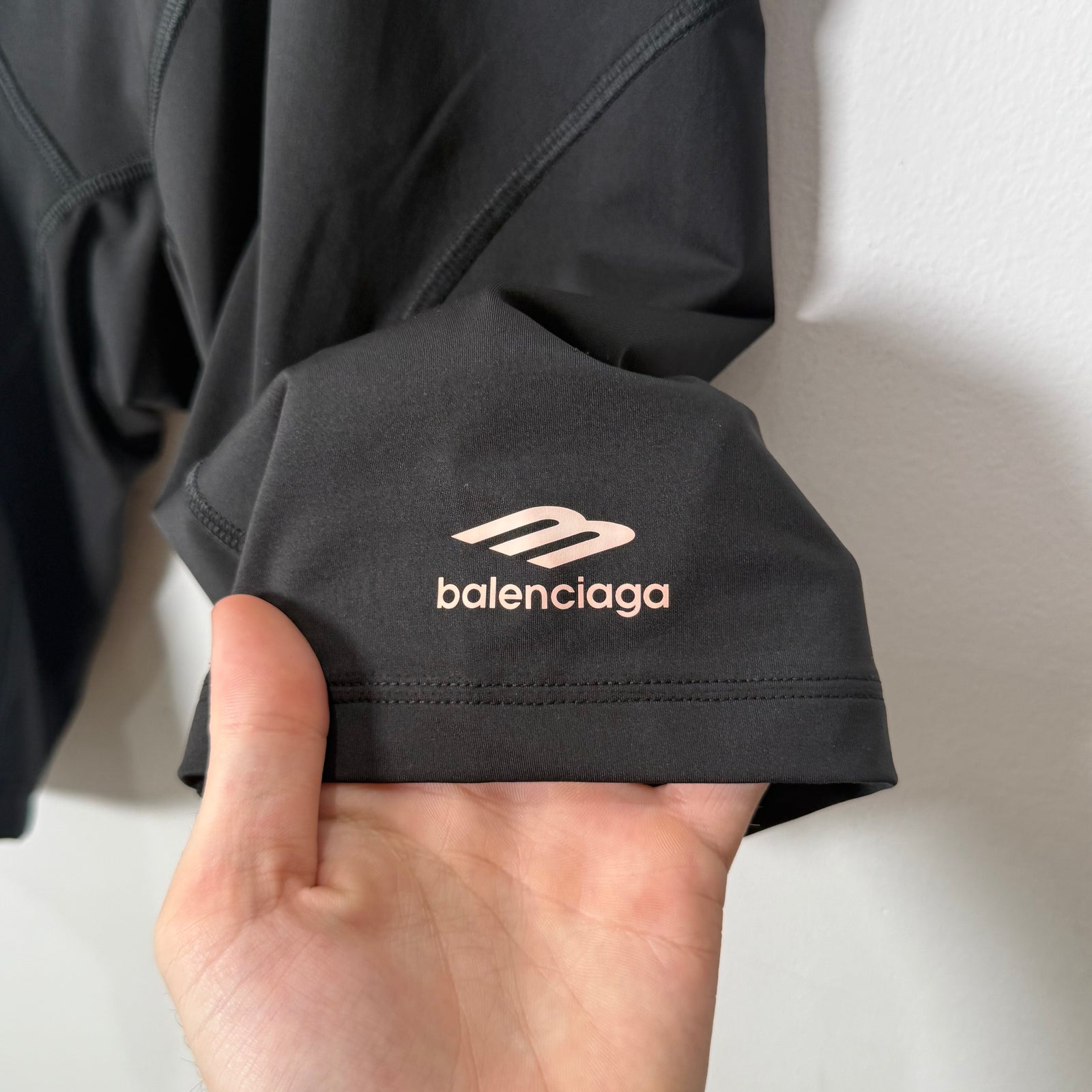 Balenciaga Black Biker Shorts Size L