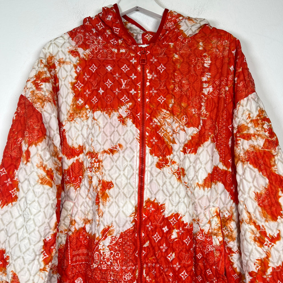 Louis Vuitton Orange Bandana Monogram Windbreaker Size L