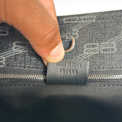 Balenciaga Black BB Monogram Tote Bag
