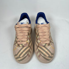 Burberry Pink Check Terrace Sneaker Size 38