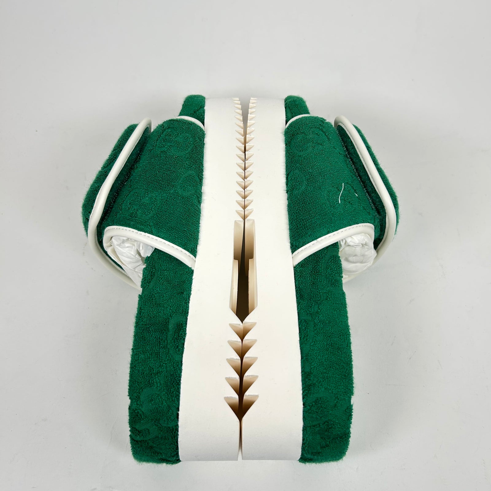 Gucci x Adidas Green GG Platform Sandals Size 38