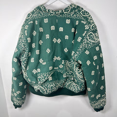 Rhude Paisley Bandana Puffer Jacket Size L