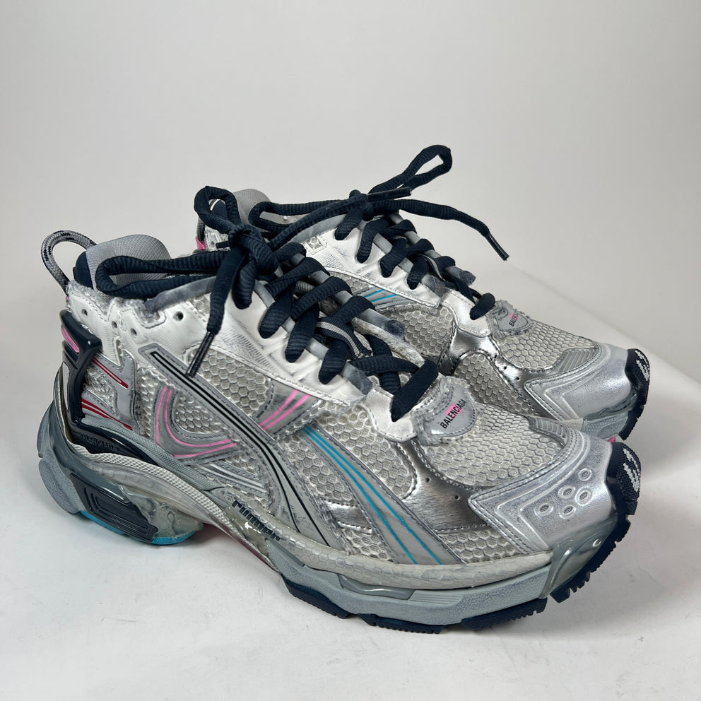 Balenciaga Grey/Pink/Blue Runners Size 42