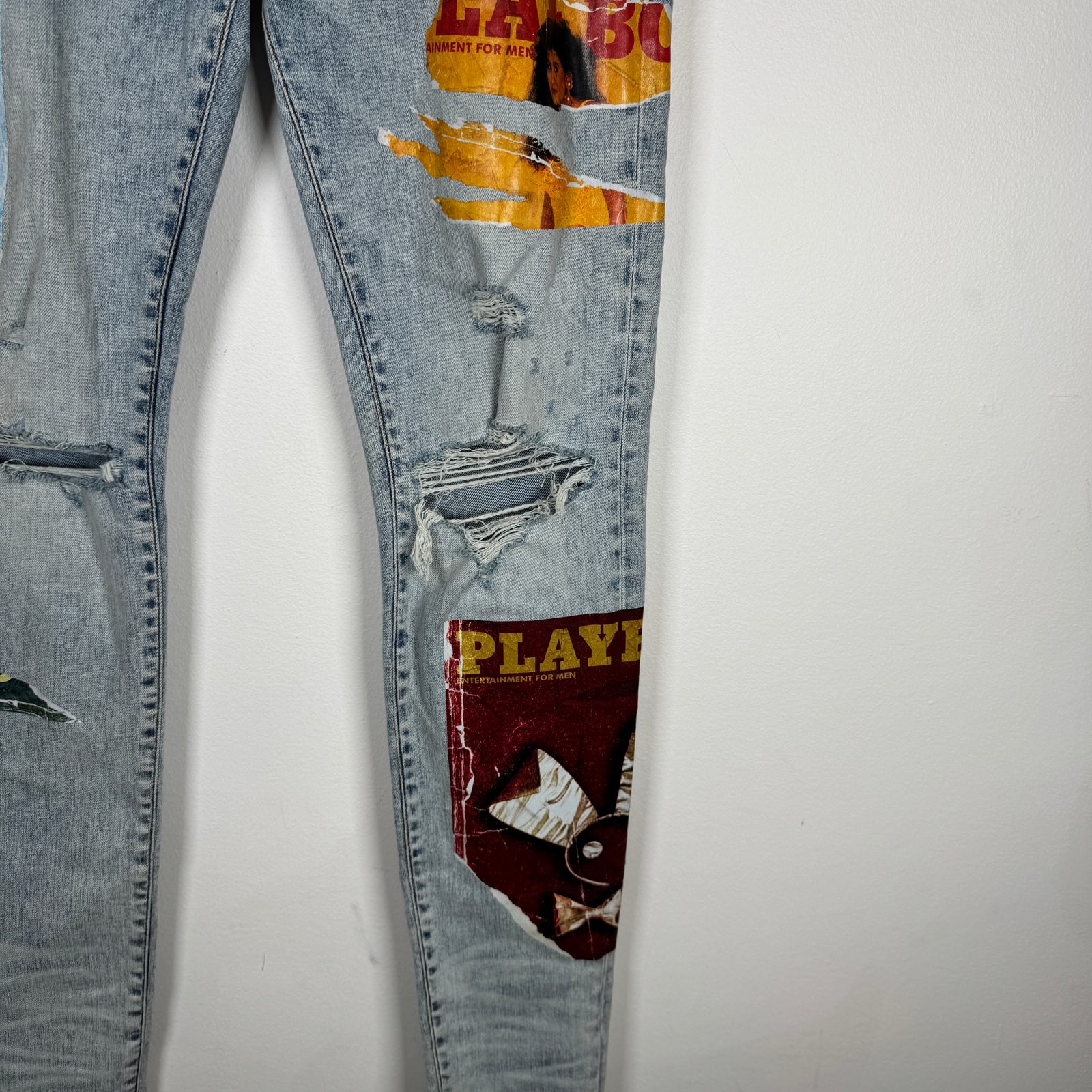 Amiri Lightwash Playboy Jeans Size 33